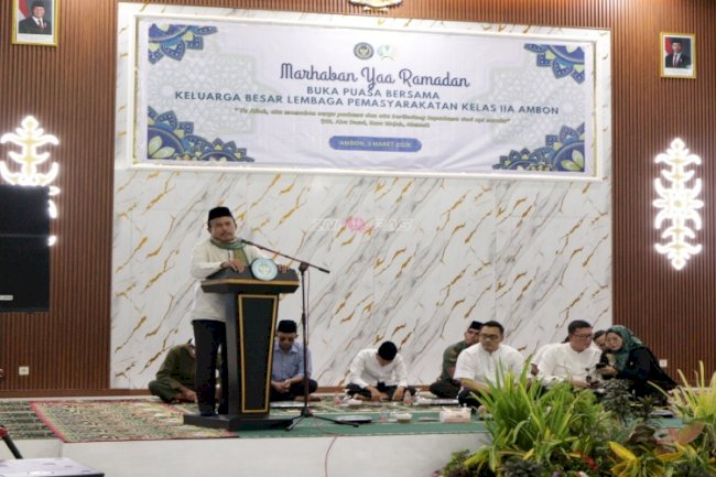 Kebersamaan Ramadan, Lapas Ambon Adakan Buka Puasa Bersama Warga Binaan