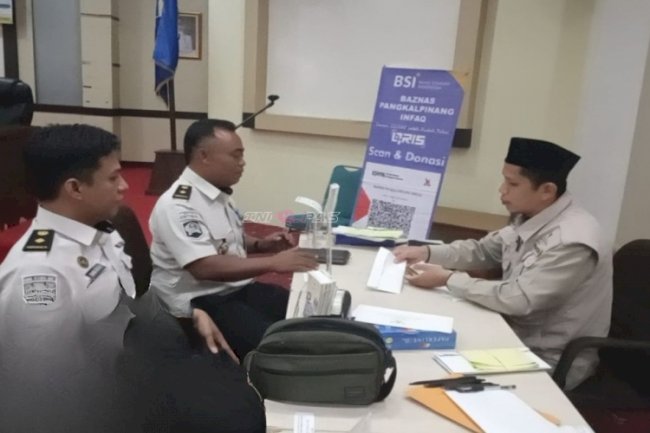 Ramadan Penuh Berkah, Lapas Pangkalpinang Titipkan Infaq dan Sedekah lewat Baznas