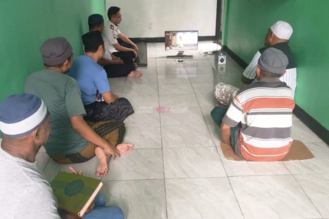 Tingkatkan Kerohanian di Bulan Ramadan, Warga Binaan Lapas Wahai Simak Ceramah Agama secara Virtual