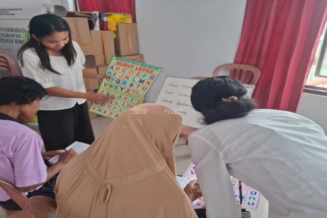 Belajar Tanpa Batas, Warga Binaan Lapas Perempuan Ambon Antusias Ikuti Kelas Membaca