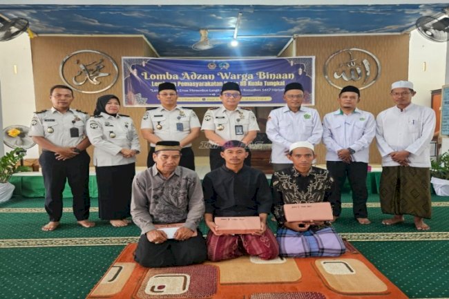 Gema Azan di Balik Jeruji, Warga Binaan Lapas Kuala Tungkal Berlomba Jadi yang Terbaik