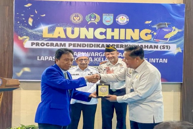 Tonggak Sejarah Pemasyarakatan Kalsel, Program S1 Resmi Diluncurkan di Lapas Narkotika Karang Intan