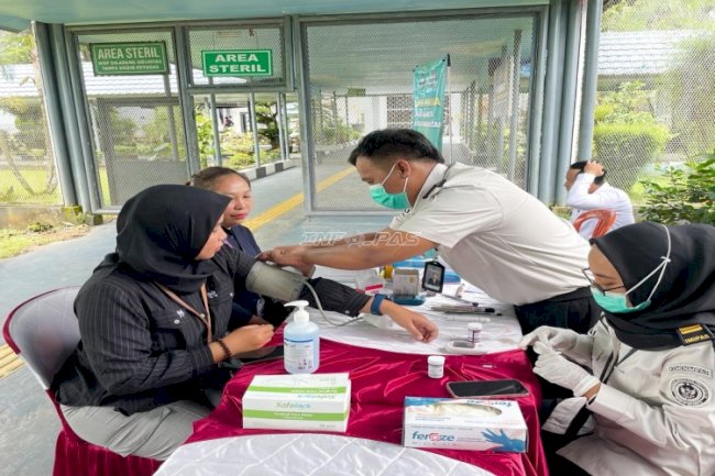 Lapas Narkotika Karang Intan Buka Layanan Kesehatan Gratis untuk Keluarga Warga Binaan 