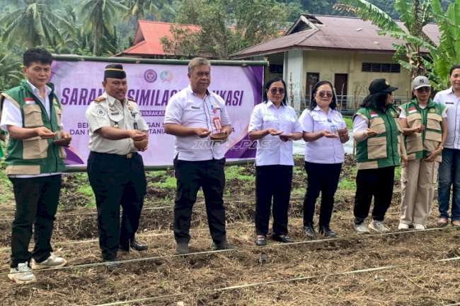 Tebar Harapan, Lapas Tahuna Laksanakan Penanaman Perdana 2.125 Bibit Jagung