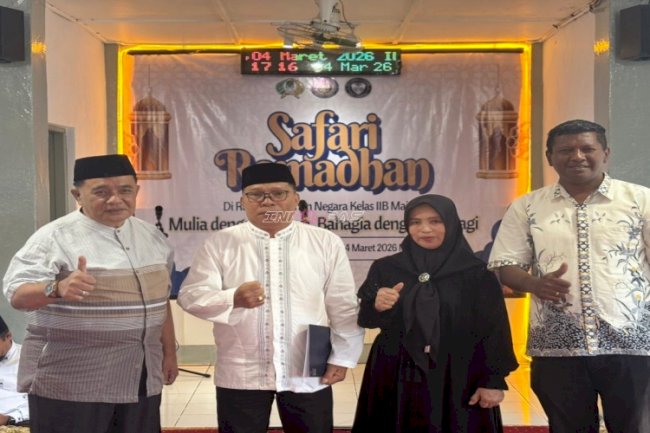 Kakanwil Ditjenpas Sulbar Laksanakan Safari Ramadan di Rutan Majene