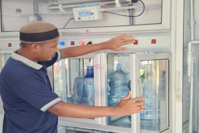 Harga Terjangkau, SAE Depot Air Lapas Tual Jadi Primadona Warga