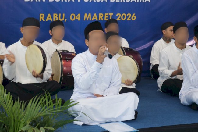 Tim Hadrah Warga Binaan Lapas Cibinong Meriahkan Safari Ramadan Kemenimipas