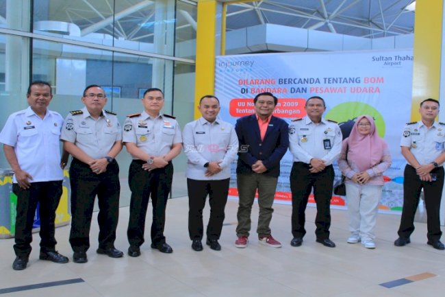 Kakanwil Ditjenpas Jambi Gelar Audiensi bersama General Manager PT. Angkasa Pura Bandara Sultan Thaha Jambi