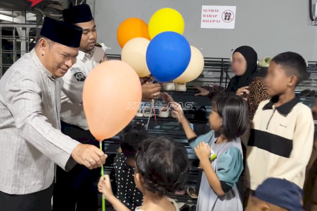 Buka Puasa bersama Keluarga, Warga Binaan Lapas Banjarmasin Lepas Rindu di Bulan Ramadan