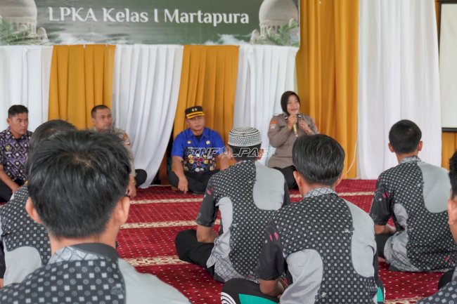 Perkuat Kesadaran Hukum Anak Binaan, LPKA Martapura Gandeng Satbinmas Polres Banjar