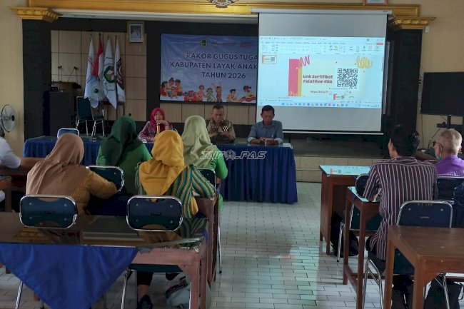 Perkuat Sinergi Perlindungan Anak, Bapas Klaten Hadiri Rakor Program Kabupaten Layak Anak