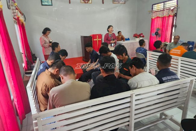 Lapas Kuala Tungkal Fasilitasi Ibadah dan Pendalaman Alkitab bagi Warga Binaan Nasrani