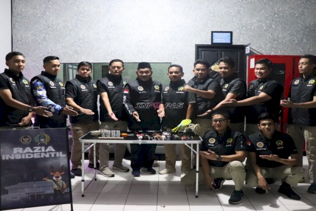 Razia Malam Ramadan, Lapas Tanjung Amankan Sejumlah Barang Terlarang