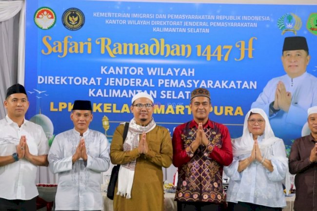 Safari Ramadan di LPKA Martapura, Kanwil Ditjenpas Kalsel Perkuat Pembinaan Anak Binaan