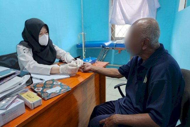 Peduli Kelompok Rentan, Lapas Tual Perketat Pengawasan Kesehatan Warga Binaan Lansia