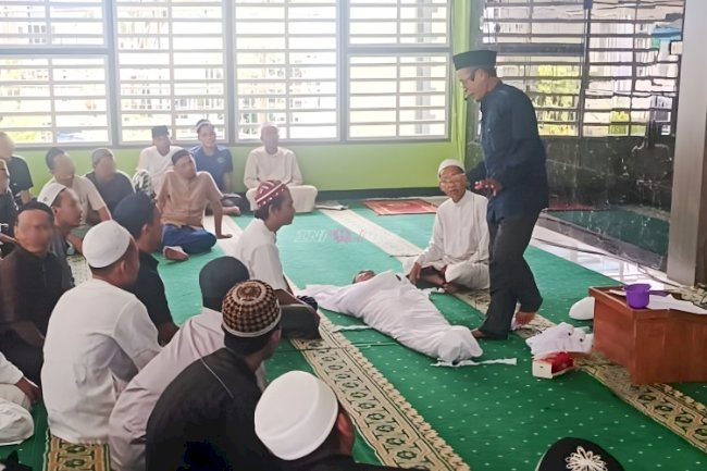 Bekal Kembali ke Masyarakat, Warga Binaan Lapas Narkotika Karang Intan Dalami Tata Cara Penyelenggaraan Jenazah