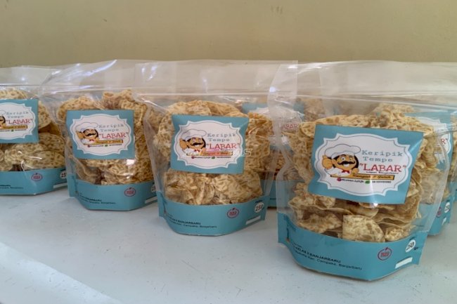 Tingkatkan Keterampilan Warga Binaan, Lapas Banjarbaru Produksi Keripik Tempe Labar