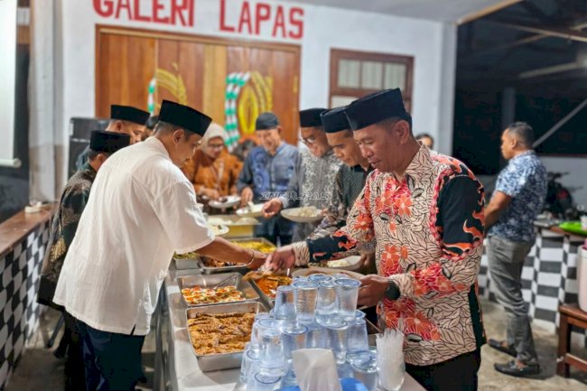 Pererat Soliditas, Lapas Bandanaira Buka Puasa bersama Forkopimcam dan Tokoh Agama