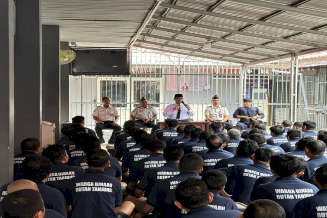 Karutan Tanjung Sosialisasikan Kegiatan Buka Puasa Bersama Keluarga Warga Binaan