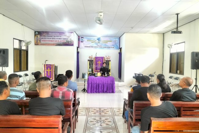Perkuat Iman dan Karakter, Lapas Ambon Gandeng GPM Gelar Pembinaan Rohani