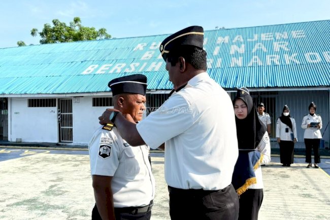 Bentuk Penghargaan Kinerja, Rutan Majene Laksanakan Pelantikan Kenaikan Pangkat