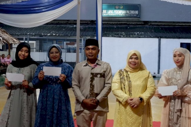 Petugas Lapas Perempuan Palembang Tampil Memukau pada Lomba Fashion Show Busana Karya Warga Binaan