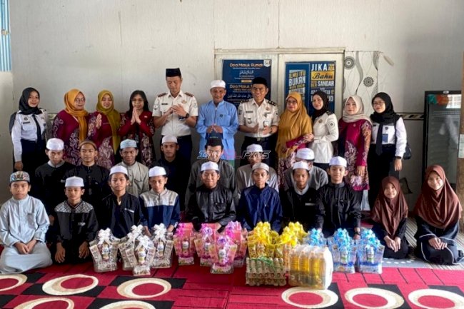 Rutan Barabai Berbagi Kebahagiaan, Salurkan Paket Lebaran untuk Anak Panti Asuhan