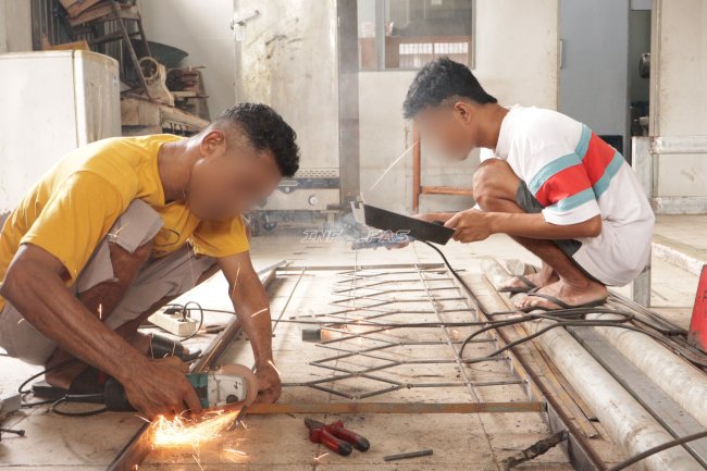 Dari Bengkel Lapas Ambon, Warga Binaan Hasilkan Tralis Berkualitas