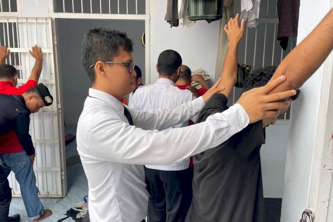 Jelang Idulfitri, Lapas Namlea Gelar Razia dan Tes Urine Mendadak