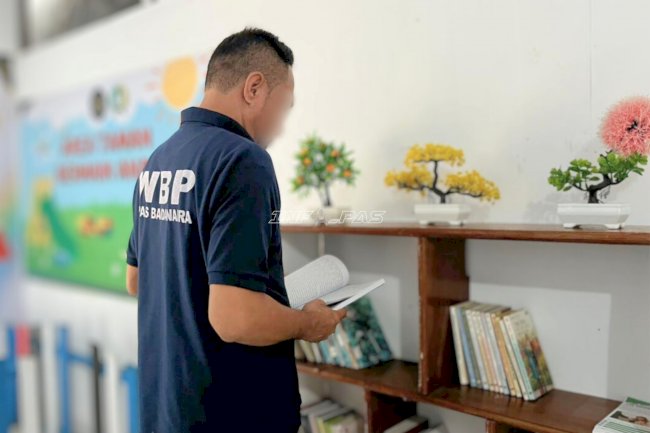 Lapas Bandanaira Hadirkan Pojok Baca Perkuat Literasi Warga Binaan