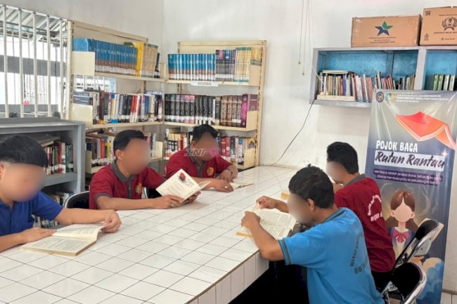 Melalui Buku, Warga Binaan Rutan Rantau Perluas Wawasan di Perpustakaan