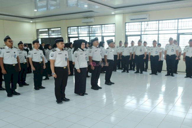 59 Petugas di Lingkungan Kanwil Ditjenpas Sultra Resmi Naik Pangkat melalui Jalur Penyesuaian Ijazah