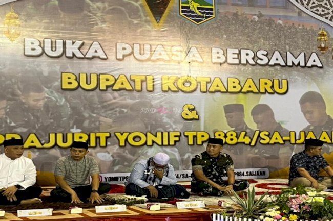 Lewat Buka Puasa Bersama, Lapas Kotabaru Perkuat Sinergi dengan Pemkab Kotabaru dan Yonif TP 884/Sa-ijaan