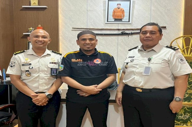 Perkuat Sinergi Penanggulangan Bencana, Lapas Kotabaru Koordinasi dengan BPBD Kab. Kotabaru