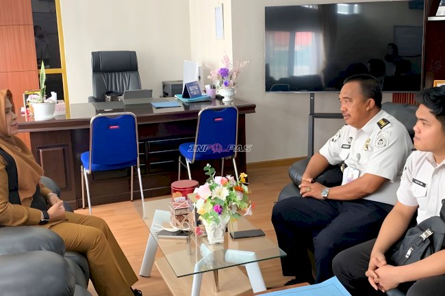 Perkuat Sinergi Program Jembatan Hati, Lapas Narkotika Karang Intan Audiensi dengan Dinsos Kab. Banjar