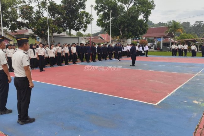 Apel Siaga Jelang Lebaran, Kakanwil Ditjenpas Sultra Ingatkan Peningkatan Kewaspadaan