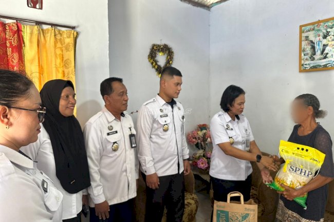 Bapas  Ambon Berbagi Sembako, Wujud Pemasyarakatan Hadir dan Bermanfaat