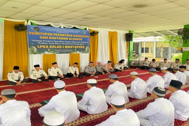 LPKA Martapura Tutup Pesantren Ramadan 1447 H dengan Khataman Al-Qur’an 