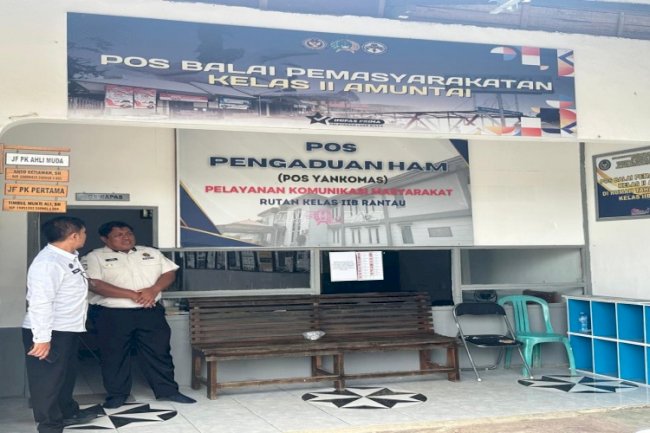 Kabapas Amuntai Pantau Pos Bapas Amuntai di Rutan Rantau