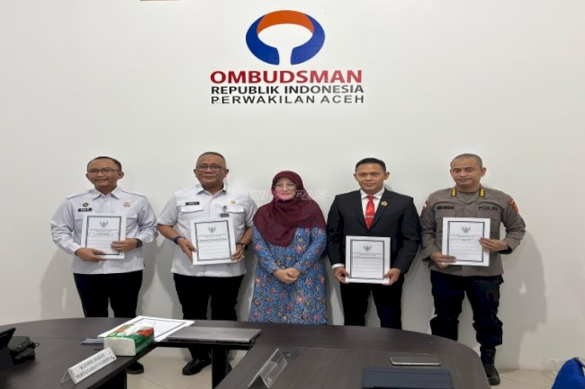 Kakanwil Ditjenpas Aceh Terima Hasil Penilaian Maladministrasi 2025, Komitmen Tingkatkan Kualitas Layanan