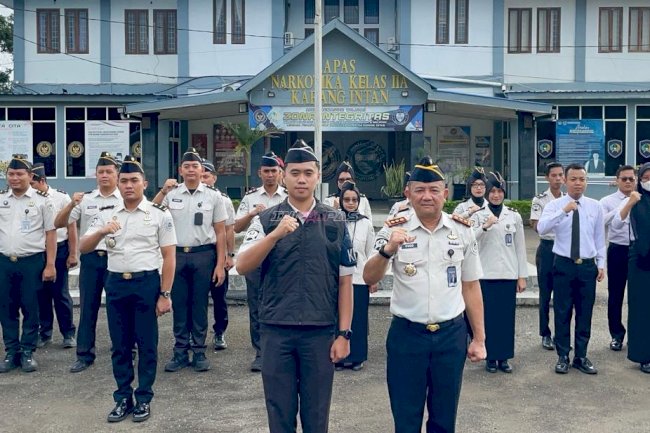 Langkah Nyata Menuju WBBM, Kalapas Narkotika Karang Intan Resmi Kukuhkan Agen Perubahan