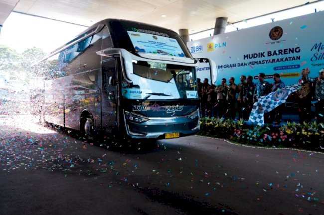 Kemenimipas Fasilitasi Mudik Bersama 2026, Ratusan Peserta Diberangkatkan ke Sejumlah Kota
