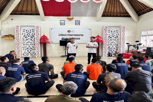Jelang Nyepi dan Idulfitri, Lapas Tabanan Sosialisasikan RK dan Layanan bagi Warga Binaan