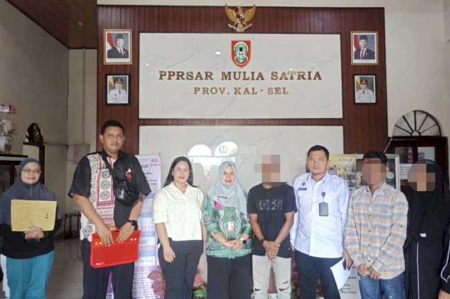 Jamin Hak Anak, Bapas Banjarmasin Dampingi Eksekusi Putusan ABH di PPRSAR Mulia Satria