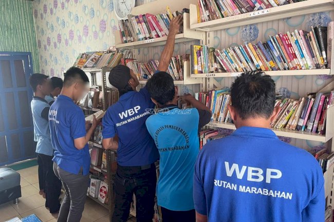 Bangun Budaya Literasi, Rutan Marabahan Ajak Warga Binaan Gemar Membaca