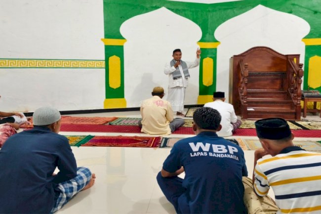 Lapas Bandanaira Perkuat Pembinaan Spiritual Warga Binaan lewat Safari Ramadan KUA Kec. Banda
