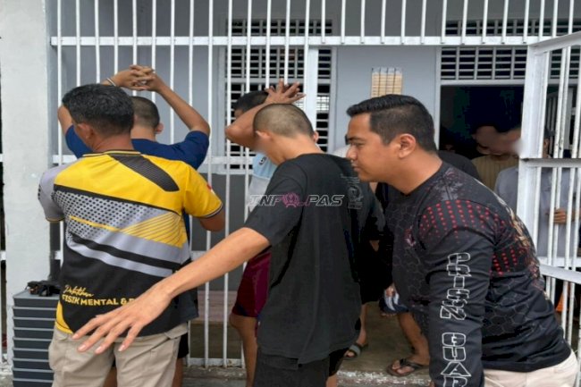 Perkuat Pengawasan Hunian, Lapas Muara Tebo Laksanakan Razia Berkala di Blok Warga Binaan