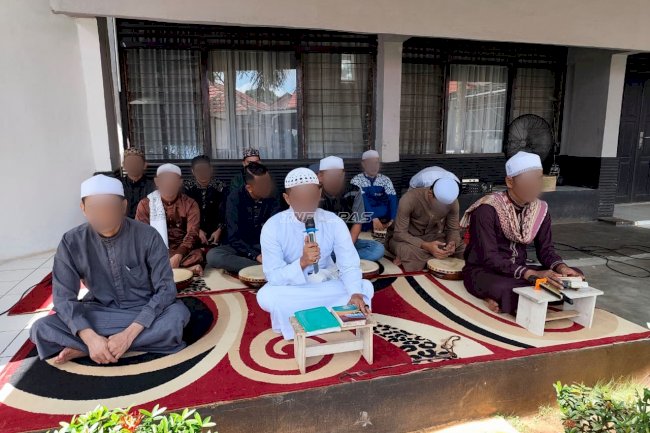 Semarak Ramadan di Rutan Pelaihari, Penampilan Habsyi Warga Binaan Hibur Pengunjung