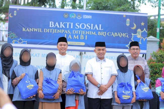 Kanwil Ditjenpas Jambi Jadi Tuan Rumah Baksos “Imipas Kolaborasi BRI, Jambi Peduli”