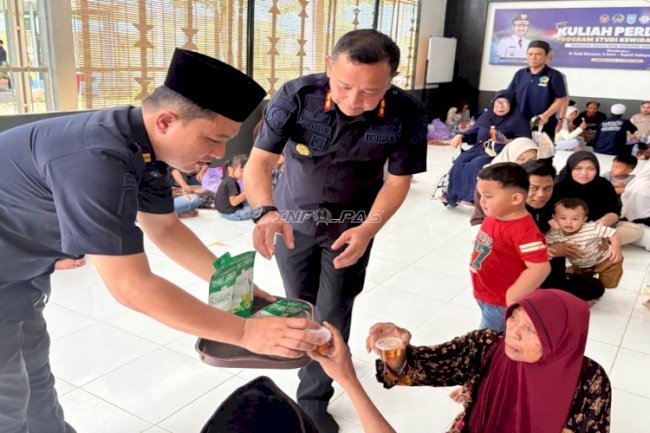 Tak Sekadar Silaturahmi, Pengunjung Lapas Narkotika Karang Intan Disuguhi Teh Mint Laskarin 